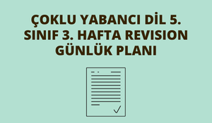Ortaokul İngilizce