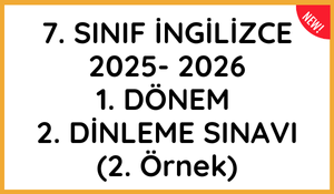 Ortaokul İngilizce