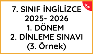 Ortaokul İngilizce