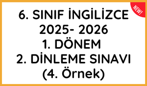 Ortaokul İngilizce