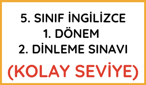 Ortaokul İngilizce