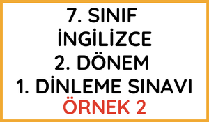 Ortaokul İngilizce