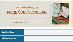 Ortaokul İngilizce