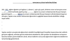 Ortaokul İngilizce