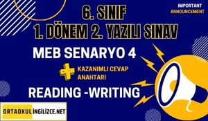 Ortaokul İngilizce
