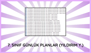 Ortaokul İngilizce