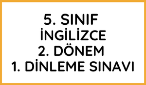 Ortaokul İngilizce
