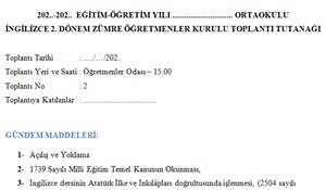 Ortaokul İngilizce